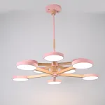 Люстра на штанге TURNA DBL L10 Pink