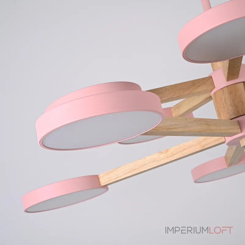 Люстра на штанге TURNA DBL L10 Pink