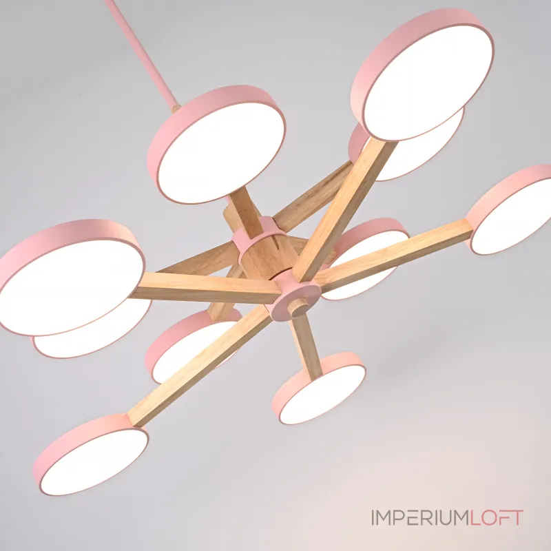 Люстра на штанге TURNA DBL L10 Pink