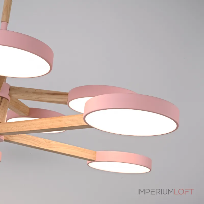 Люстра на штанге TURNA DBL L10 Pink