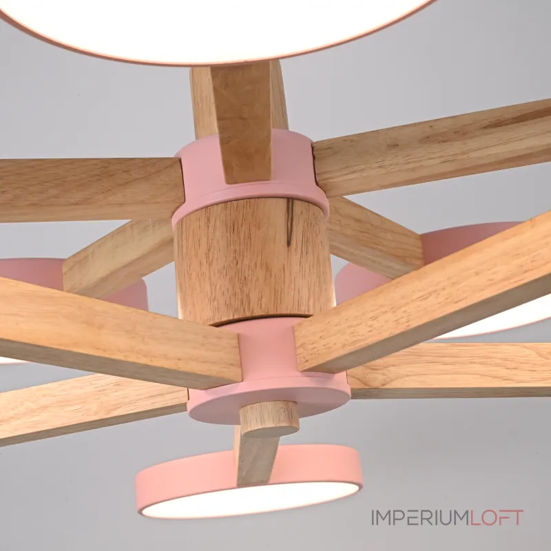 Люстра на штанге TURNA DBL L10 Pink