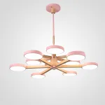 Люстра на штанге TURNA DBL L12 Pink