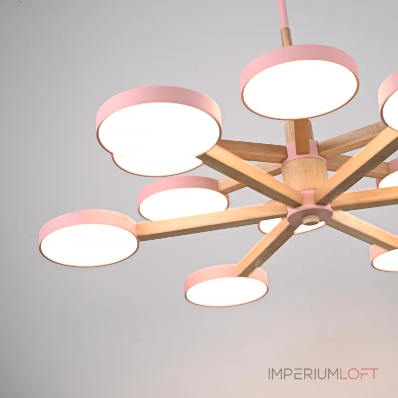 Люстра на штанге TURNA DBL L12 Pink Люстра на штанге TURNA DBL L12 Pink