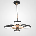 Люстра на штанге TURNA DBL L6 Black