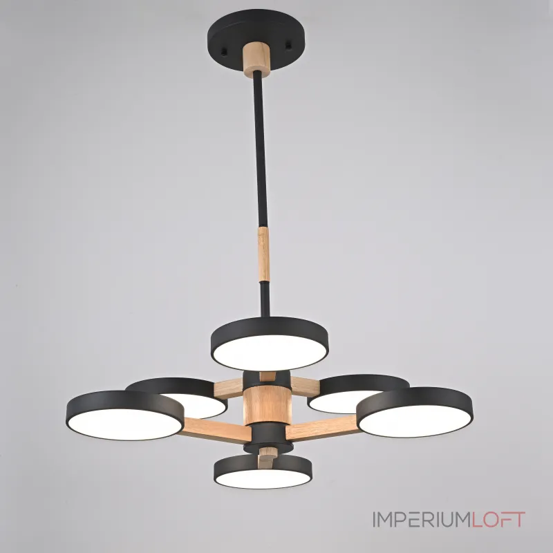 Люстра на штанге TURNA DBL L6 Black Люстра на штанге TURNA DBL L6 Black