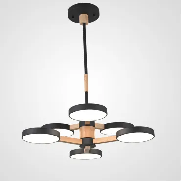 Люстра на штанге TURNA DBL L6 Black Люстра на штанге TURNA DBL L6 Black