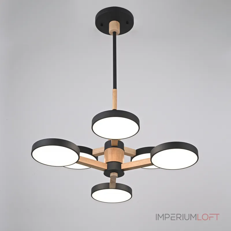 Люстра на штанге TURNA DBL L6 Black Люстра на штанге TURNA DBL L6 Black