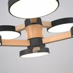 Люстра на штанге TURNA DBL L6 Black