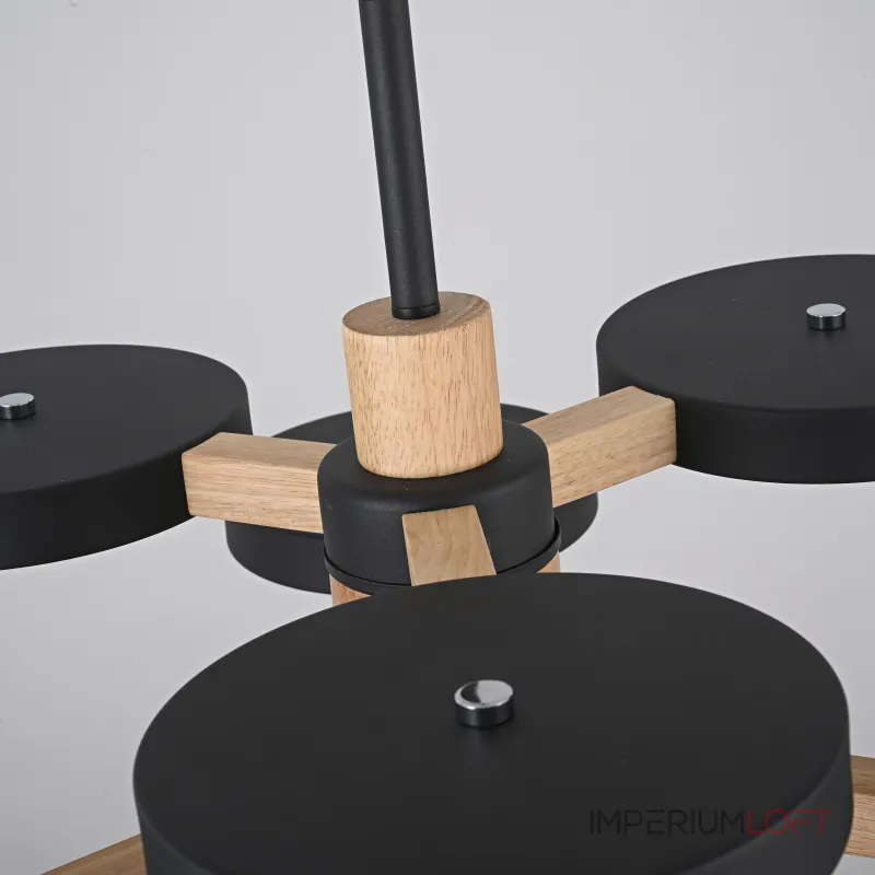 Люстра на штанге TURNA DBL L6 Black Люстра на штанге TURNA DBL L6 Black