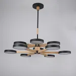 Люстра на штанге TURNA DBL L12 Black