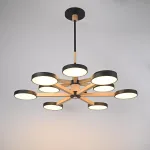 Люстра на штанге TURNA DBL L12 Black