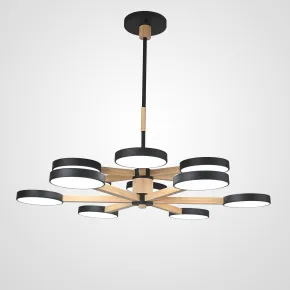 Люстра на штанге TURNA DBL L12 Black