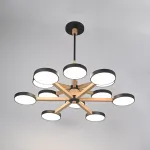 Люстра на штанге TURNA DBL L12 Black