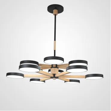 Люстра на штанге TURNA DBL L12 Black Люстра на штанге TURNA DBL L12 Black