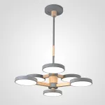 Люстра на штанге TURNA DBL L6 Gray