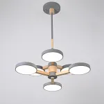 Люстра на штанге TURNA DBL L6 Gray