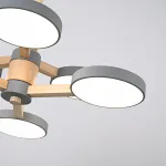 Люстра на штанге TURNA DBL L6 Gray