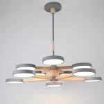 Люстра на штанге TURNA DBL L10 Gray