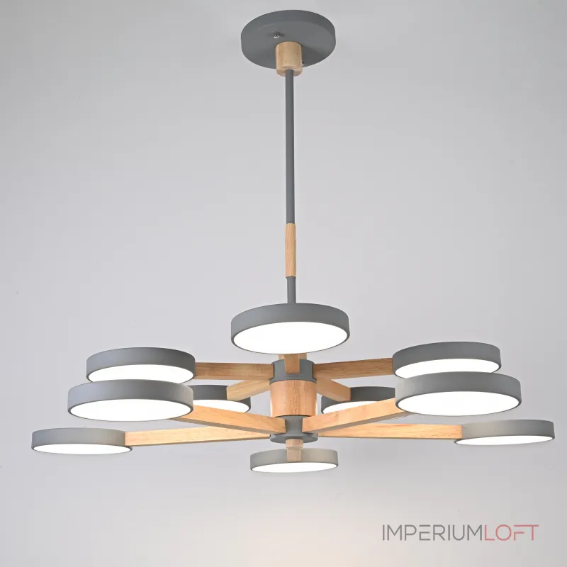 Люстра на штанге TURNA DBL L10 Gray