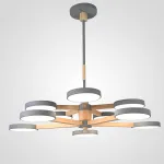 Люстра на штанге TURNA DBL L10 Gray