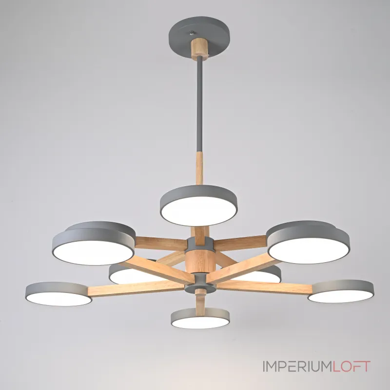 Люстра на штанге TURNA DBL L10 Gray