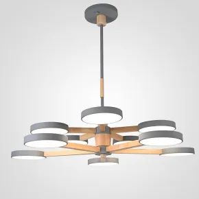 Люстра на штанге TURNA DBL L10 Gray