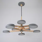 Люстра на штанге TURNA DBL L10 Gray