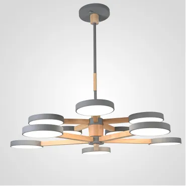 Люстра на штанге TURNA DBL L10 Gray