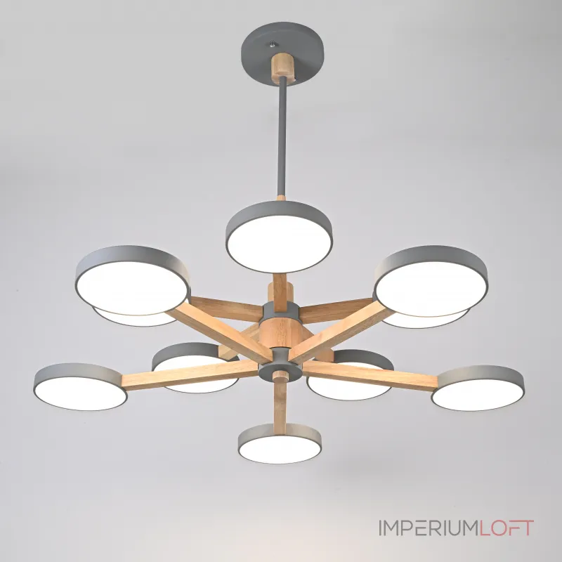 Люстра на штанге TURNA DBL L10 Gray