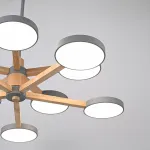 Люстра на штанге TURNA DBL L10 Gray