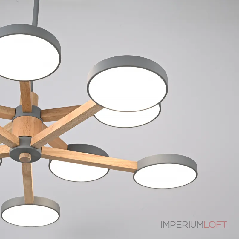 Люстра на штанге TURNA DBL L10 Gray