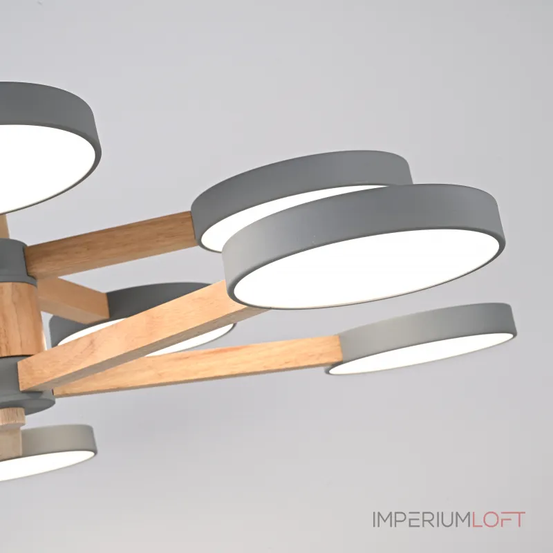 Люстра на штанге TURNA DBL L10 Gray