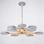 Люстра на штанге TURNA DBL L12 Gray