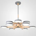 Люстра на штанге TURNA DBL L12 Gray