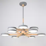 Люстра на штанге TURNA DBL L12 Gray