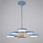 Люстра на штанге TURNA DBL L6 Blue