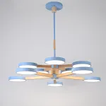 Люстра на штанге TURNA DBL L10 Blue