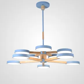 Люстра на штанге TURNA DBL L10 Blue