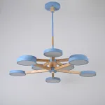 Люстра на штанге TURNA DBL L10 Blue