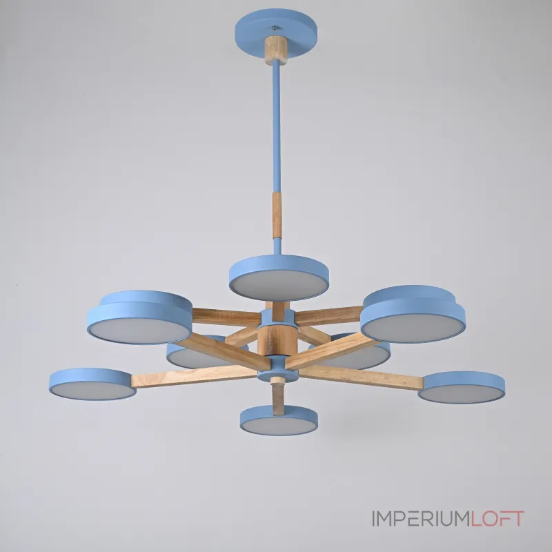 Люстра на штанге TURNA DBL L10 Blue