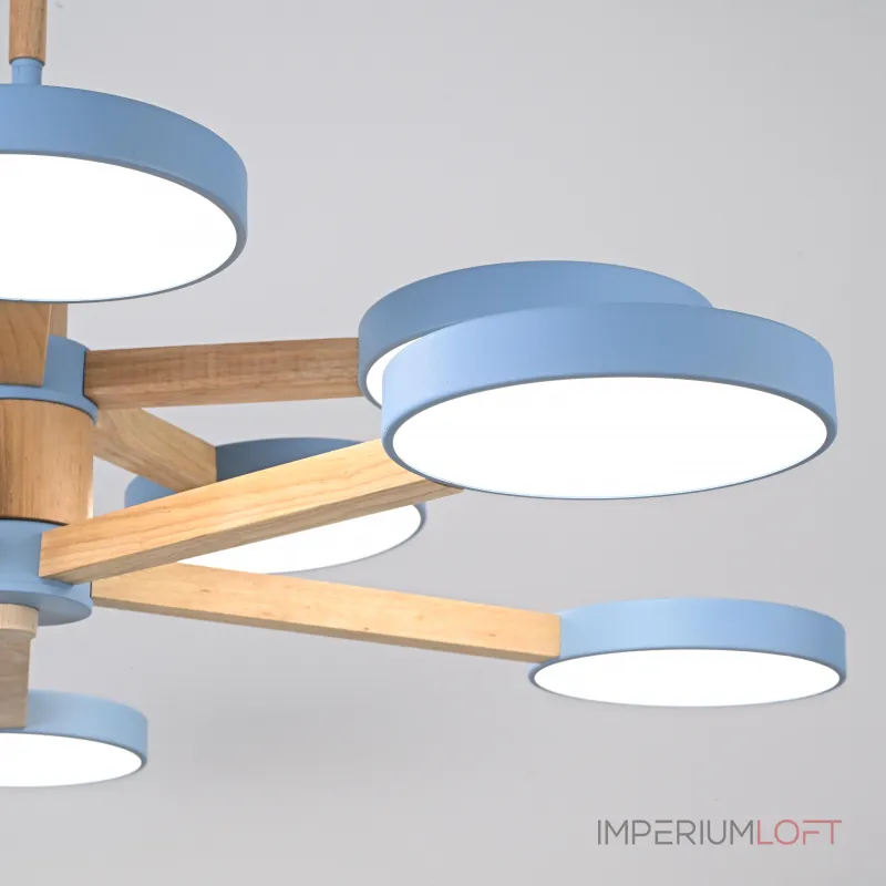 Люстра на штанге TURNA DBL L10 Blue