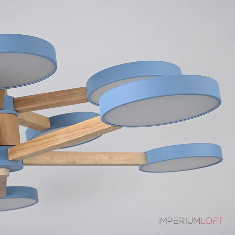 Люстра на штанге TURNA DBL L10 Blue