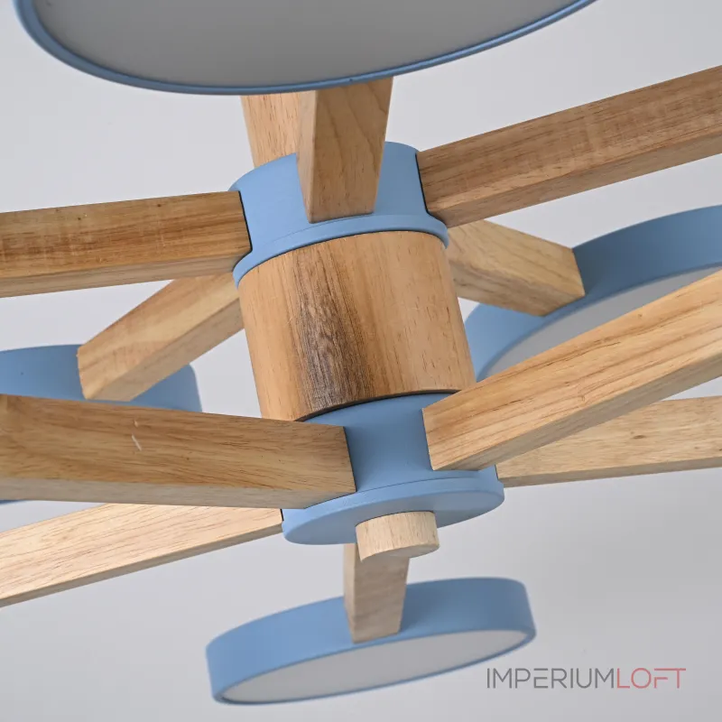 Люстра на штанге TURNA DBL L10 Blue