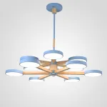Люстра на штанге TURNA DBL L12 Blue