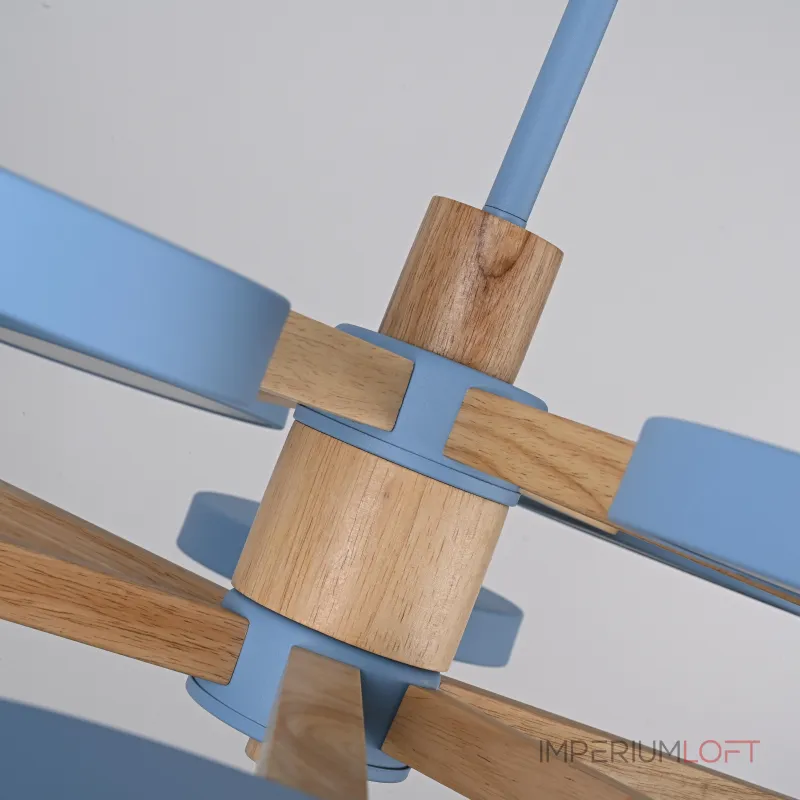 Люстра на штанге TURNA DBL L12 Blue