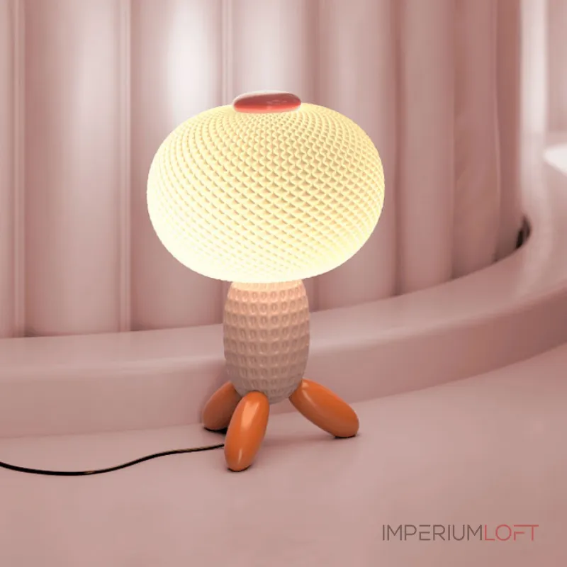 Уникальная настольная лампа ALISA TAB PINK в современном дизайне от ImperiumLoft Уникальная настольная лампа ALISA TAB PINK в современном дизайне от ImperiumLoft