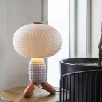 Уникальная настольная лампа ALISA TAB YELLOW в современном дизайне от ImperiumLoft