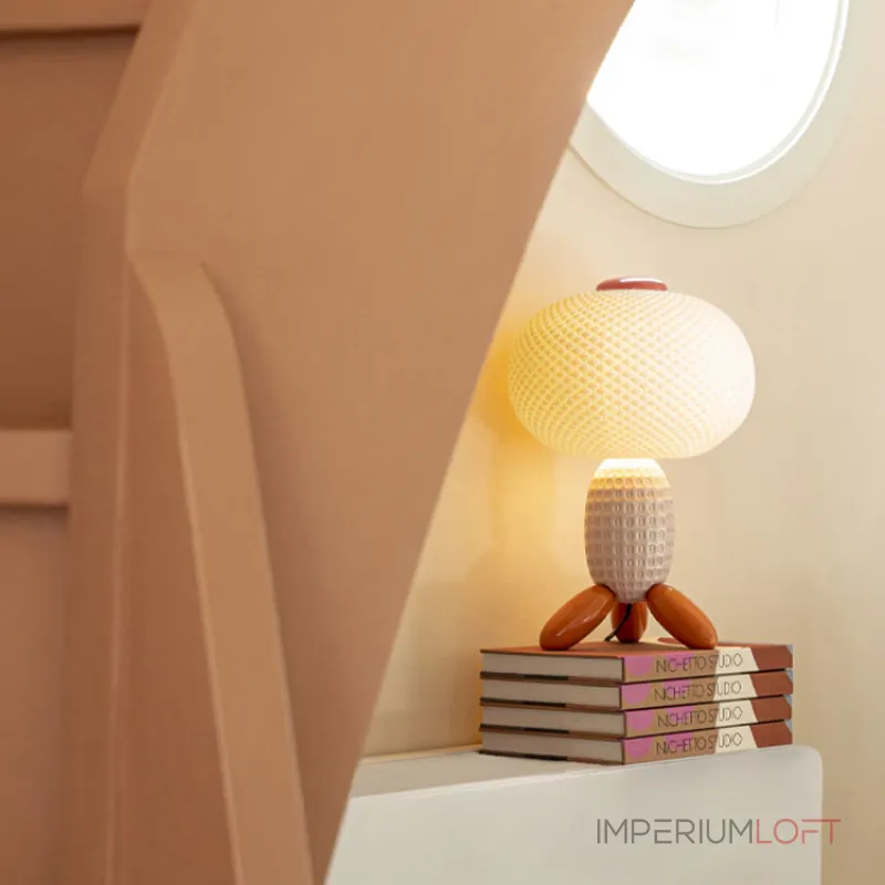 Уникальная настольная лампа ALISA TAB BLUE в современном дизайне от ImperiumLoft