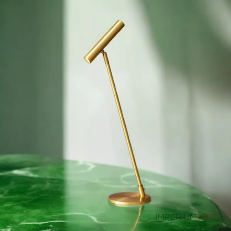 Уникальная настольная лампа ADLAUG TAB BRASS в современном дизайне от ImperiumLoft