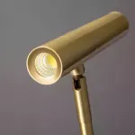 Уникальная настольная лампа ADLAUG TAB BRASS в современном дизайне от ImperiumLoft